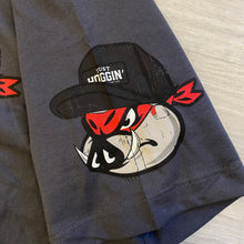 Load image into Gallery viewer, CHARCOAL GREY Helmet T-shirt

