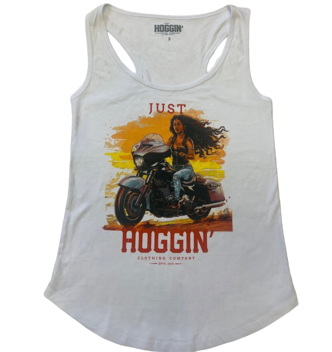 Women's Graphic Tank White